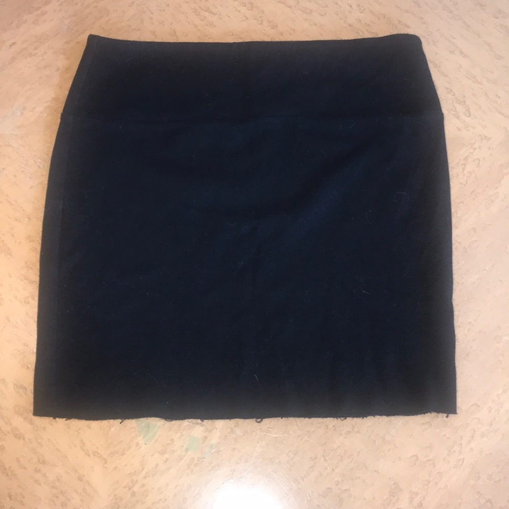 Xhileration Black Pencil Straight Mini Skirt